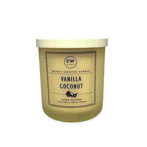 DW Home Vanilla Coconut Richly Scented Hand Poured Candle, 9 Oz
